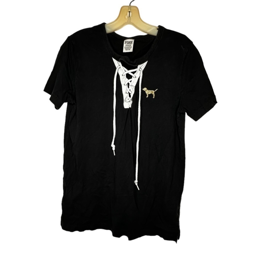 Love Pink Victoria's Secret Black Shirt